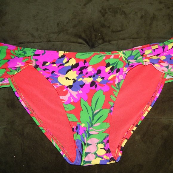 Aerie Floral Two-Piece Bathing Suit - Picture 6 of 8